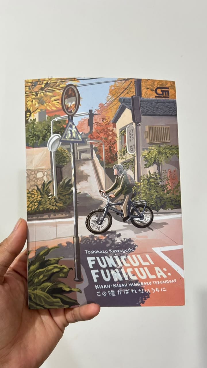Before the Coffee Gets Cold (Funiculi Funicula) oleh Toshikazu Kawaguchi, foto eksemplar asli